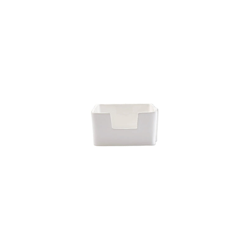 Lastra white melamine cocktail napkin holder