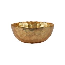Rufalo Glass gold honeycomb medium bowl