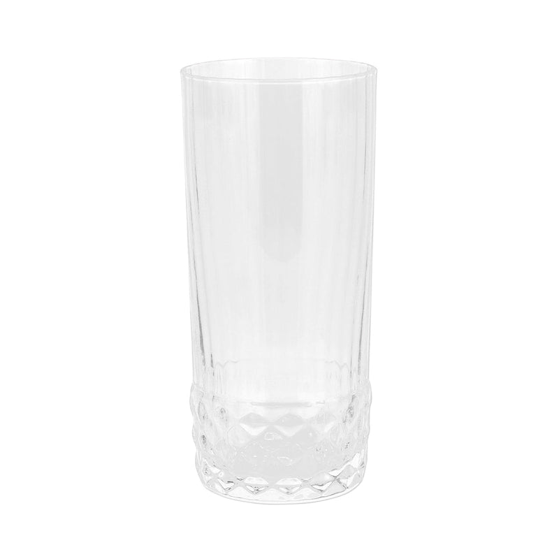 Deco clear tall tumbler