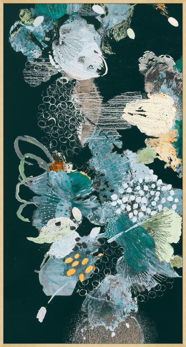 Lagoon Botanical Panel Art