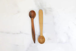 Fruitwood Kitchen Scoops, Set of 2