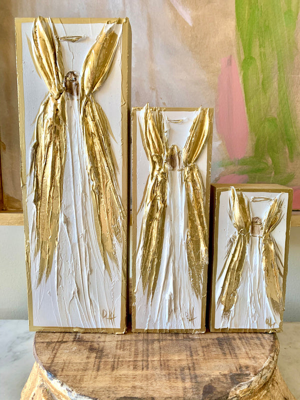 Gold-Leafed Angel Art