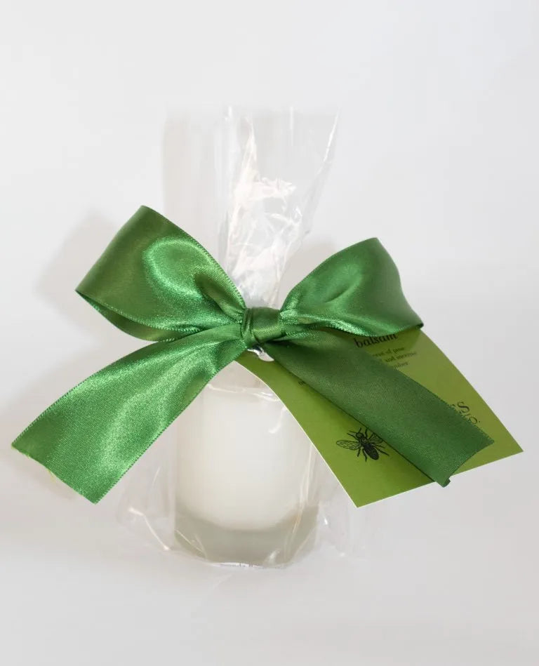 White Frosted Glass Votive